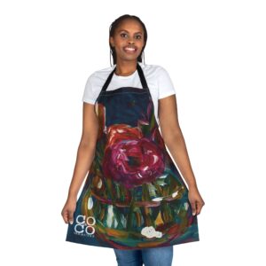 Blue Flowers Apron