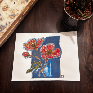 Power to the Bloom (Watercolor)